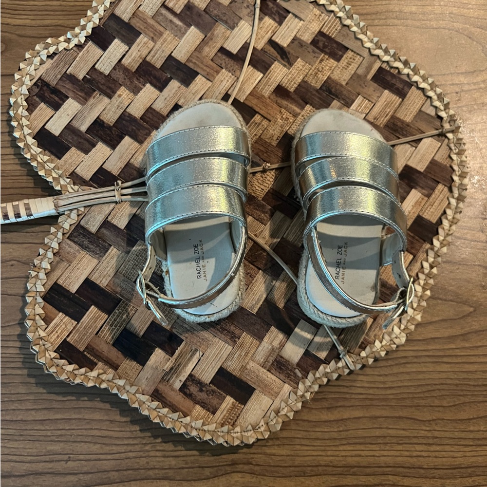 Rachel Zoe toddler sandals gold